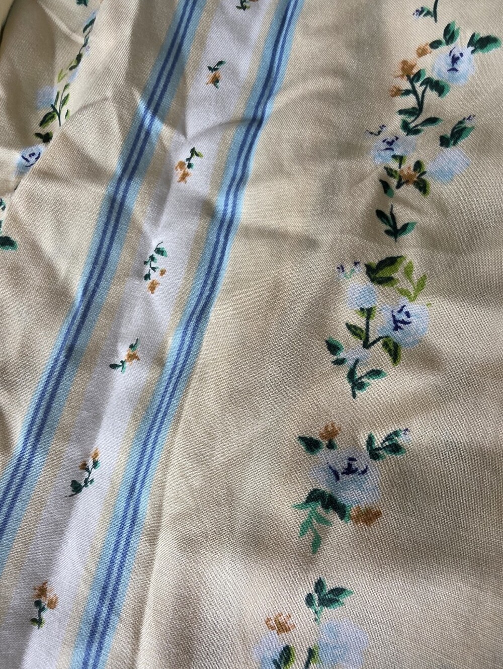 Patrons of Peace ($128) Smocked Floral Stripe Midi Dress Boho Cottagecore NWT - Picture 3 of 8